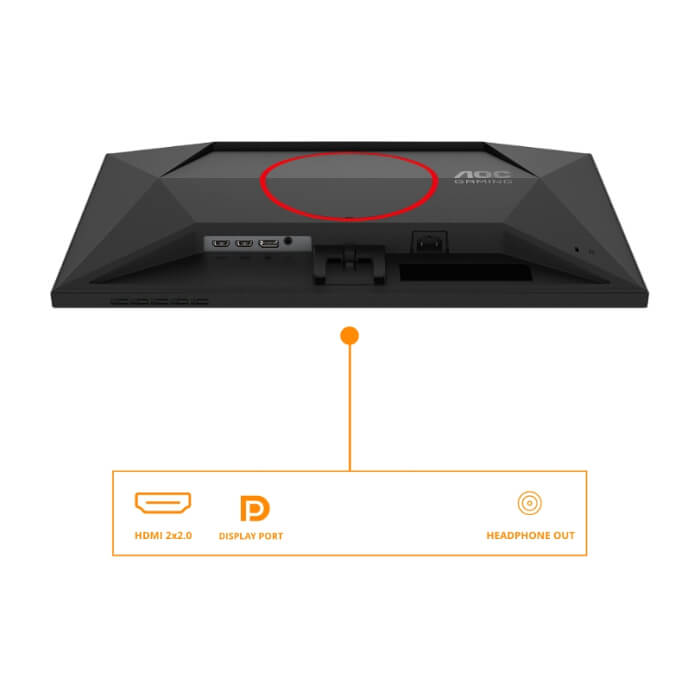 AOC 24G4ZRE, 23.8" Fast IPS WLED, 1920x1080@260Hz (OC, Native 240Hz), 1ms GtG, 0.3ms MPRT, 300cd m/2, 1000:1, Adaptive Sync, FlickerFree, Anti Blue Light, Tilt, 2xHDMI, DP ID 96161 (тъмнейл - 3)