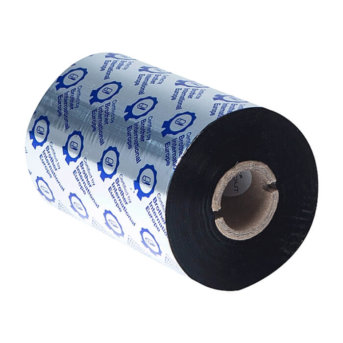 Brother BWS-1D450-110 Standard Wax Thermal Transfer Black Ink Ribbon, 110mm x 450m (multi 8) ID 70667 (тъмнейл - 3)