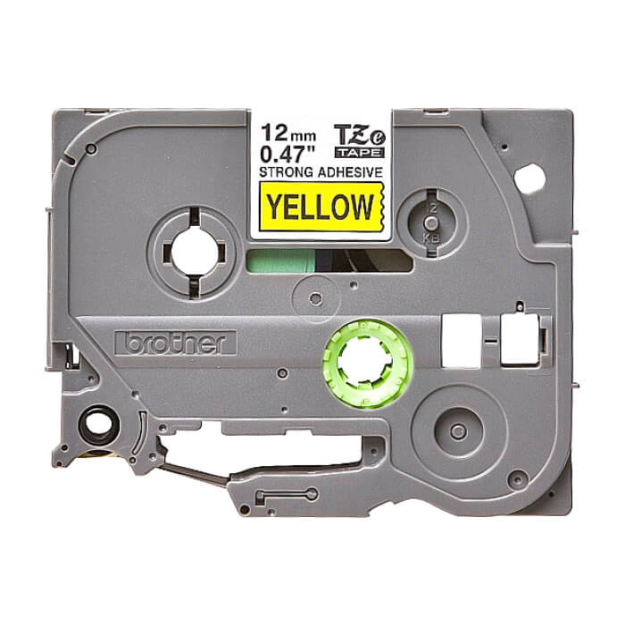 Brother TZe-S631 Tape Black on Wellow, Strong Adhesive, 12mm, 8 m - Eco ID 70690 на супер цена