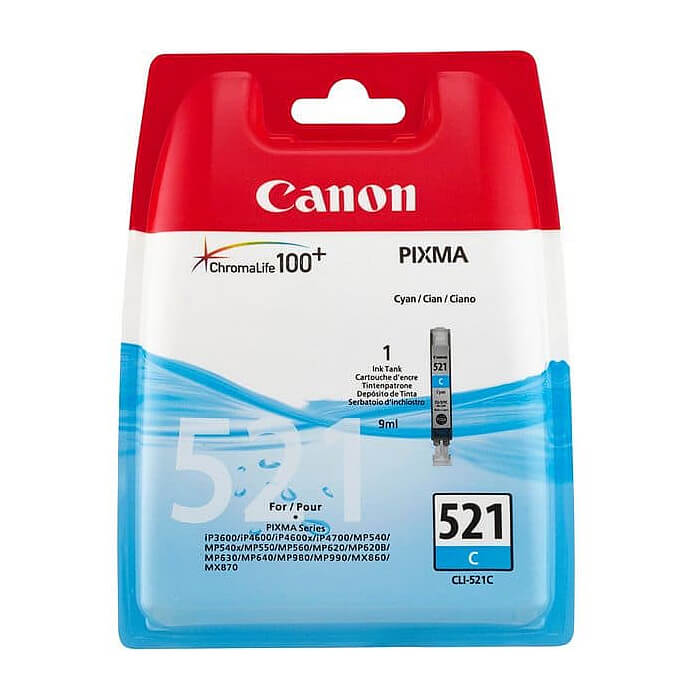 Canon Ink Tank CLI-521 Cyan ID 69784 на супер цена