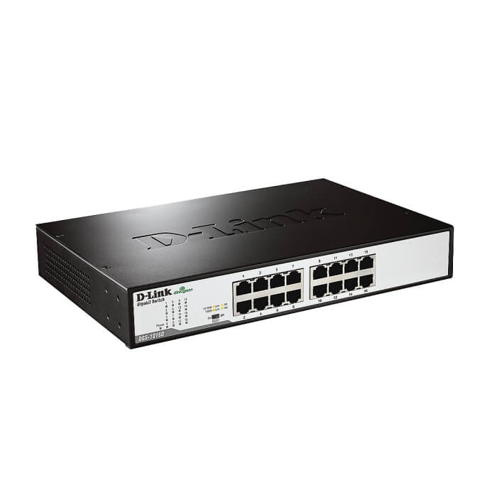 D-Link 16-Port 10/100/1000Mbps Copper Gigabit Ethernet Switch, rack mountable (тъмнейл - 2)