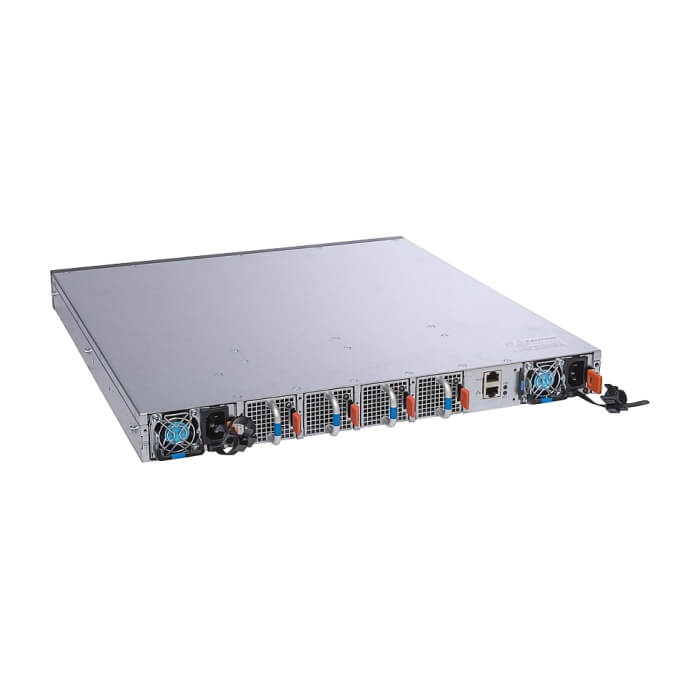 Dell EMC Switch S4128F-ON, 1U, PHY-less, 28 x 10GbE SFP+, 2 x QSFP28, IO to PSU, 2 PSU, OS10, 1Yr PS NBD, 210-ALSY (тъмнейл - 3)