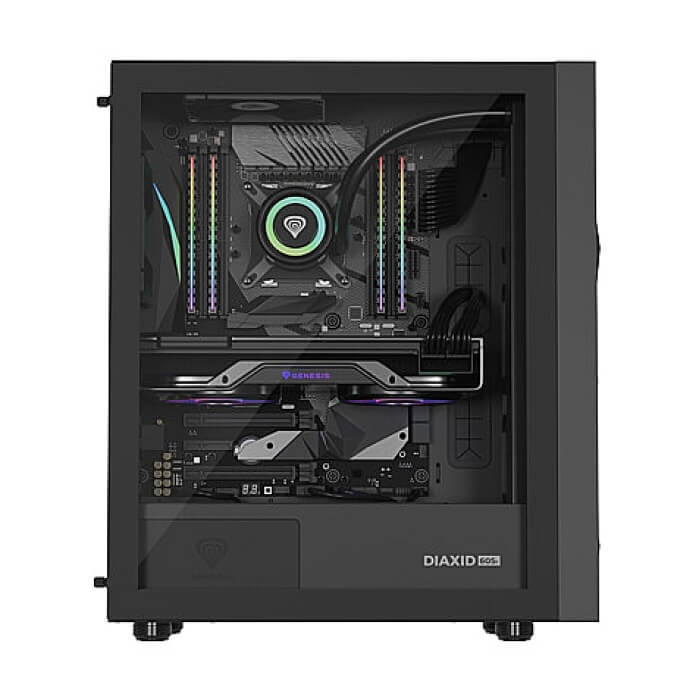Genesis PC Case DIAXID 605F Mini Tower Window, Black ID 76819 на супер цена от GT Computers Genesis PC Case DIAXID 605F Mini Tower Window, Black ID 76819 на супер цена