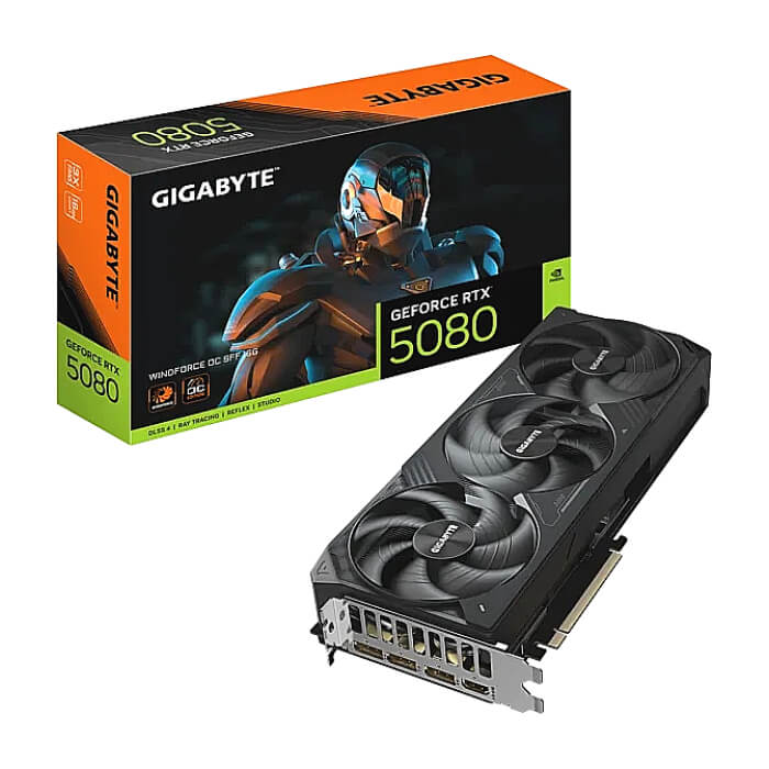 Gigabyte GeForce RTX 5080 16GB GDDR7 Windforce OC SFF ID 98755 (тъмнейл - 5)