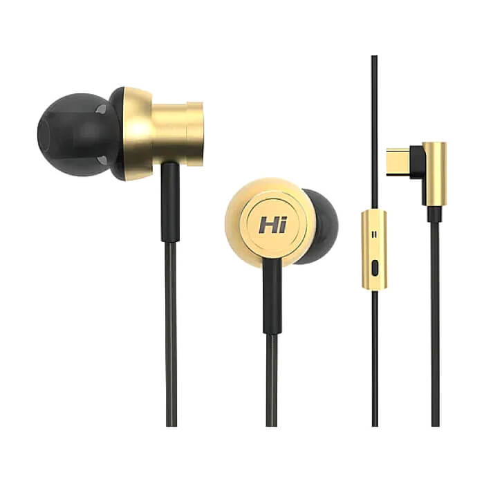 HiFuture Hi5 Champagne Gold, Metal Body by CNC, High Clarity Microphone, TYPE-C Plug Cord-controlled, Hi-Res Audio Certified, Total cable length 1220mm±30mm ID 94733 на супер цена от GT Computers HiFuture Hi5 Champagne Gold, Metal Body by CNC, High Clarity Microphone, TYPE-C Plug Cord-controlled, Hi-Res Audio Certified, Total cable length 1220mm±30mm ID 94733 на супер цена