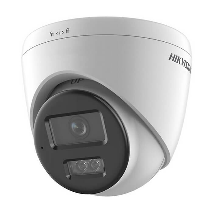 HikVision 8 MP Smart Hybrid Light Fixed Turret Network Camera, 2.8mm, F2.0, IR, White Light up to 30m, 120 dB WDR, H.265+, IP67, built-in microphone, built-in memory card slot, sup ID 99014 (тъмнейл - 2)