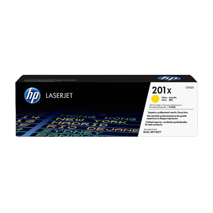 HP 201X High Capacity Yellow Original LaserJet Toner Cartridge (CF402X) ID 68737