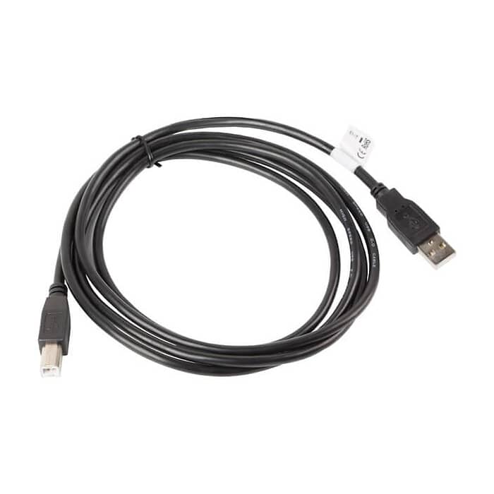 Кабел - Lanberg USB-A (M) -> USB-B (M) 2.0 cable 1.8m, black ID 72668 (тъмнейл - 2)