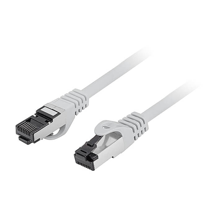 Lanberg patch cord CAT.8.1 S/FTP LSZH CU 2m, grey ID 91679 (тъмнейл - 3)
