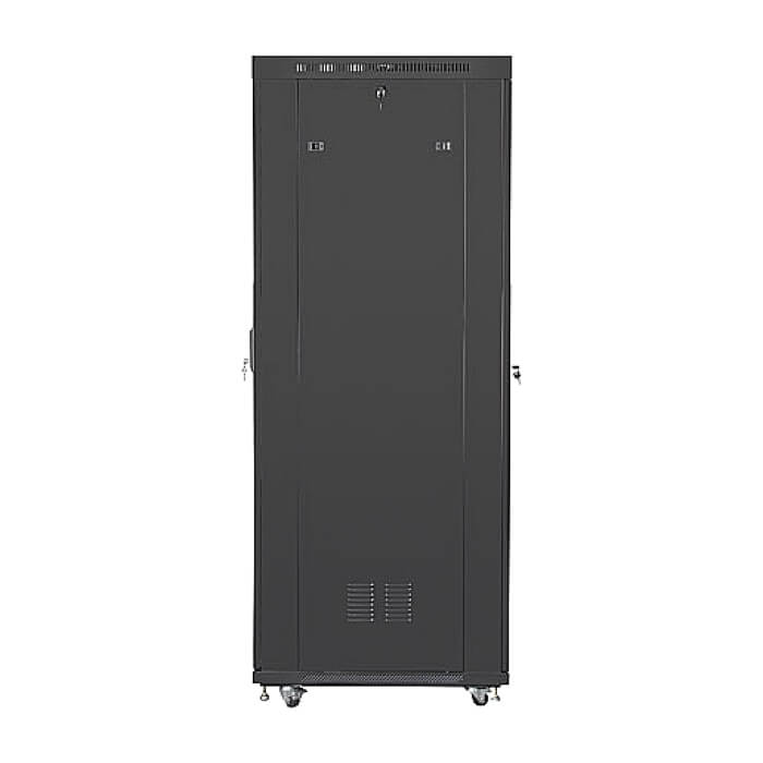 Lanberg rack cabinet 19" free-standing 37U/800x1000 (flat pack) with glass door lcd black v2 ID 87621 (тъмнейл - 5)