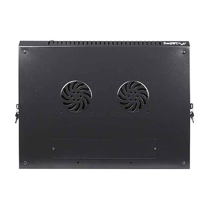 Lanberg rack cabinet 19'' wall-mount 12U / 600x450 for self-assembly (flat pack), black ID 71897 (тъмнейл - 4)