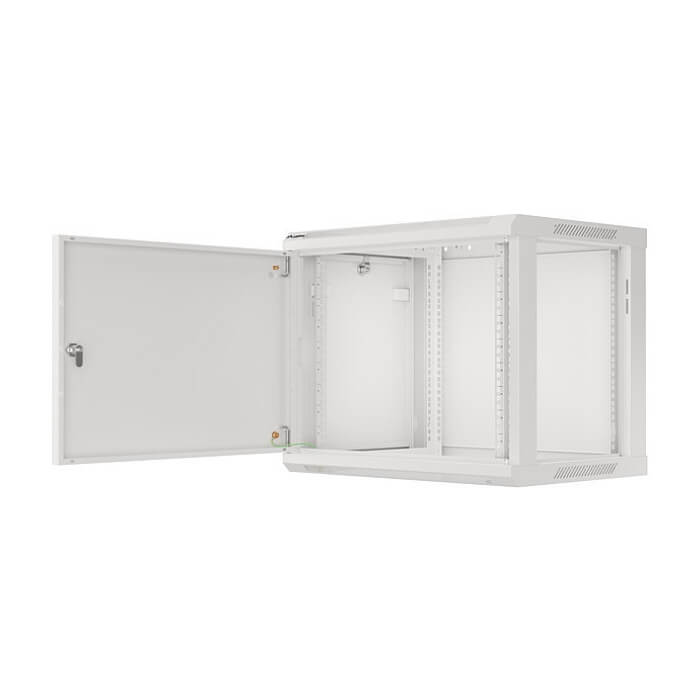 Lanberg rack cabinet 19" wall-mount 9U/600x450 for self-assembly with metal door grey (flat pack) ID 87595 (тъмнейл - 3)