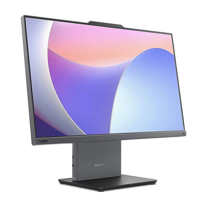Lenovo ThinkCentre neo 50a 24 G5 AIO Intel Core i7-13620H (up to 4.9GHz, 24MB), 16GB DDR5 5200MHz, 512GB SSD, 23.8" FHD (1920x1080) IPS AG, Intel UHD Graphics, WLAN, BT, 5 MP Cam, KB, Mouse, Luna Grey, Monitor Stand, DOS, 3Y Onsite ID 88696 (тъмнейл - 3)