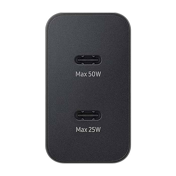 Samsung Power Adapter Duo 2x USB-C 50W - black ID 78578 на супер цена от GT Computers Samsung Power Adapter Duo 2x USB-C 50W - black ID 78578 на супер цена
