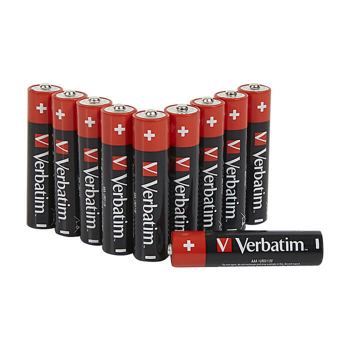 Verbatim ALKALINE BATTERY AAA 10 PACK (HANGCARD) (тъмнейл - 2)