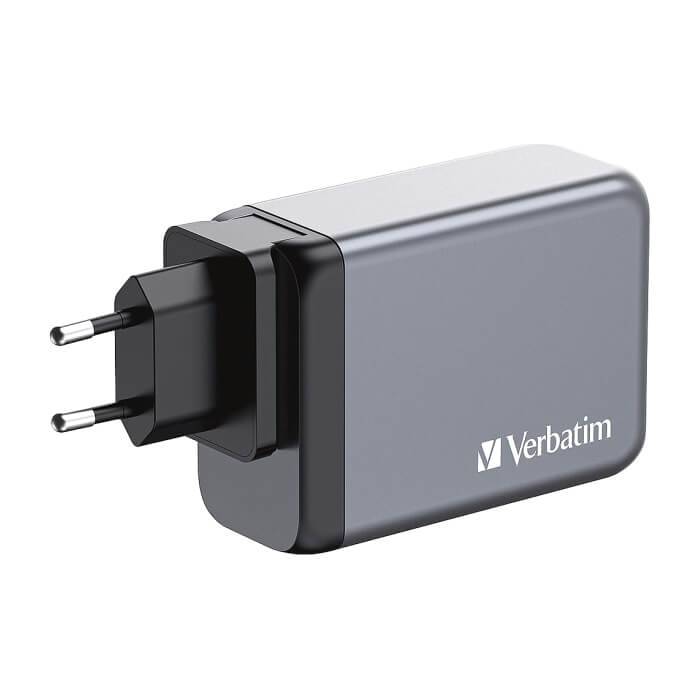 Verbatim GNC-240 GaN Charger 4 Port 240W USB A/C (EU/UK/US) ID 75223 (тъмнейл - 3)