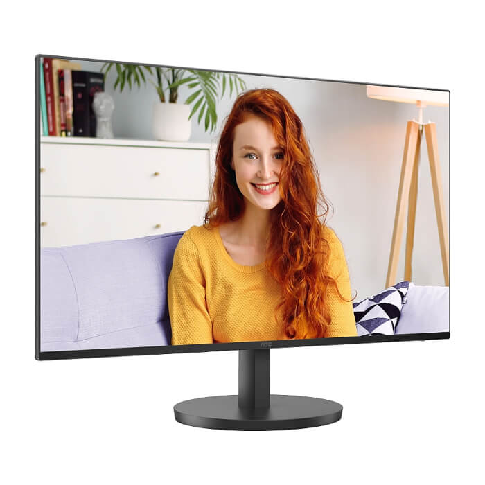 AOC 27B3HA2, 27" IPS WLED, 1920x1080@100Hz, 4ms GtG, 1ms MPRT, 250cd m/2, 1300:1, 20M:1 DCR, Adaptive Sync, FlickerFree, Low Blue Mode, 2Wx2, Tilt, D-SUB, HDMI ID 65399 (тъмнейл - 3)