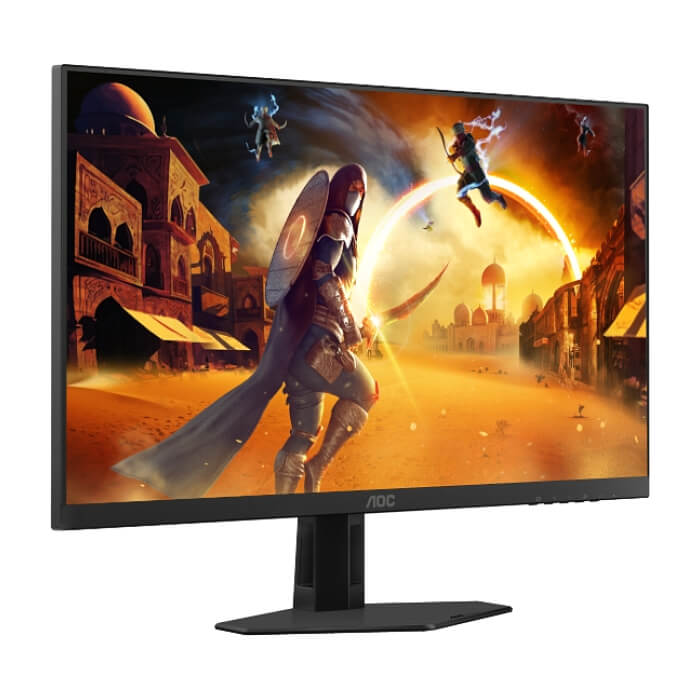 AOC Q24G4RE, 23.8" Fast IPS WLED, 2560x1440@180Hz, 1ms GtG, 0.5ms MPRT, 300cd m2, 1000:1, 80M:1 DCR, Adaptive Sync, FlickerFree, Low Blue Light, Tilt, HDMI, DP ID 89159 (тъмнейл - 3)