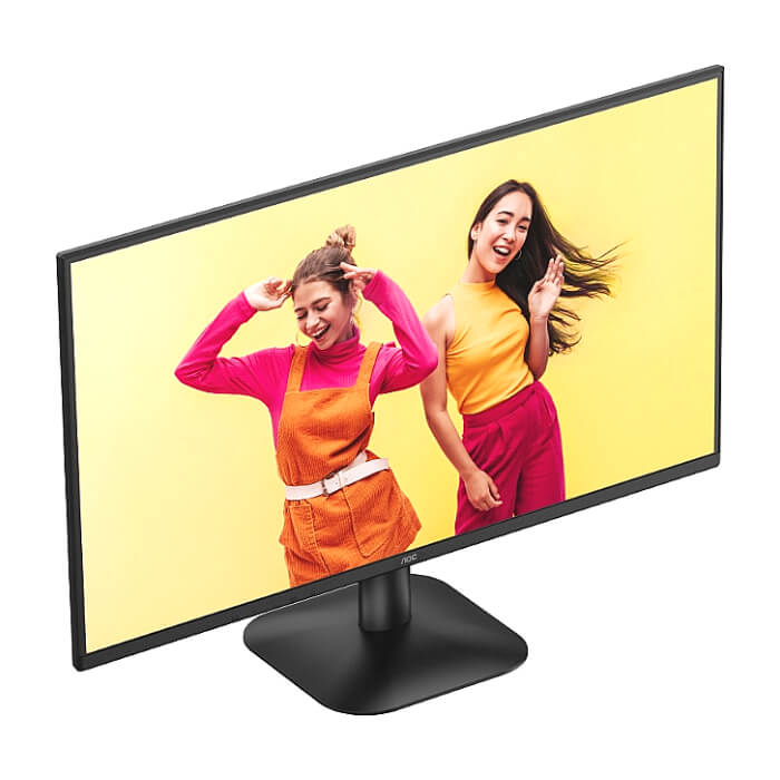AOC Q27B35S3, 27" IPS WLED, 2560x1440@120Hz, 4ms GtG, 1ms MPRT, 300cd m/2, 1000:1, 20M:1 DCR, Adaptive Sync, FlickerFree, Low Blue Light, Tilt, HDMI, DP ID 89870 (тъмнейл - 3)