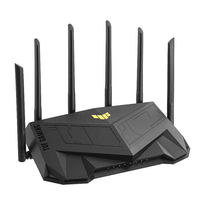 Asus Gaming Wireless Router, TUF Gaming-AX6000, AX6000, Dual-Band, Quad-Core 2.0GHz CPU, 256MB/512MB Flash/RAM, 2.5G dual-port, AiProtection Pro, Adaptive QoS, VPN Fusion, IPTV, OF (тъмнейл - 3)