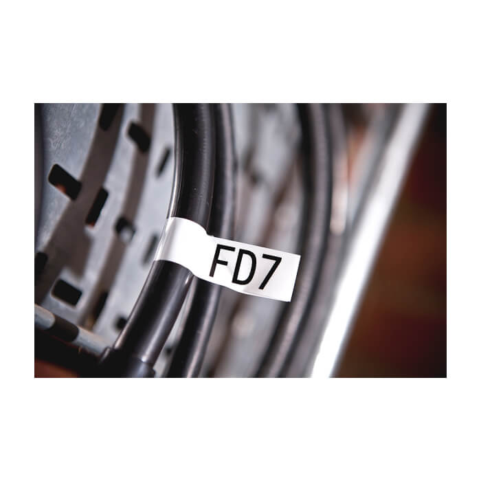 Brother TZe-FX251 Tape Black on White, Flexible ID, 24mm, 8m ID 70705 (тъмнейл - 2)