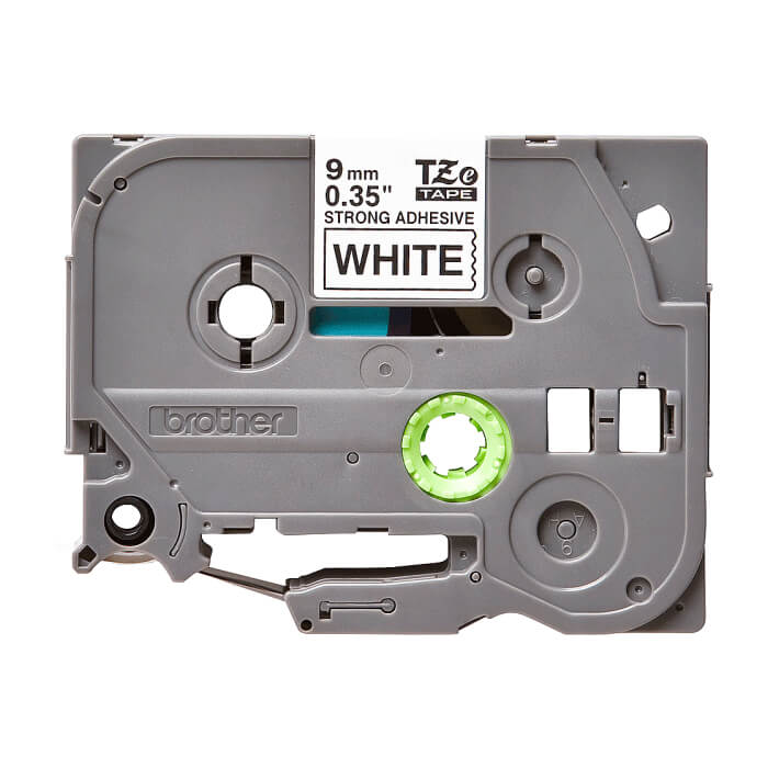 Brother TZe-S221 Tape Black on White, Strong Adhesive, 9mm, 8m ID 70694 на супер цена