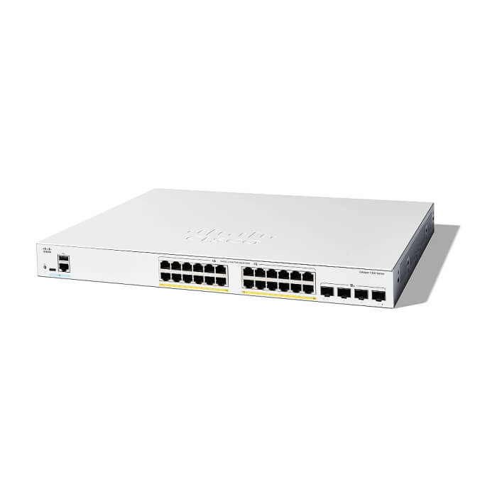 Cisco Catalyst 1300 24-port GE, Full PoE, 4x10G SFP+ (тъмнейл - 2)