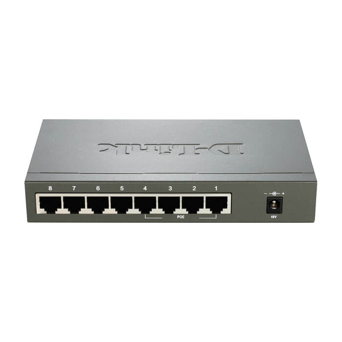 D-Link 8-port 10/100 Desktop Switch with 4 PoE Ports (тъмнейл - 3)