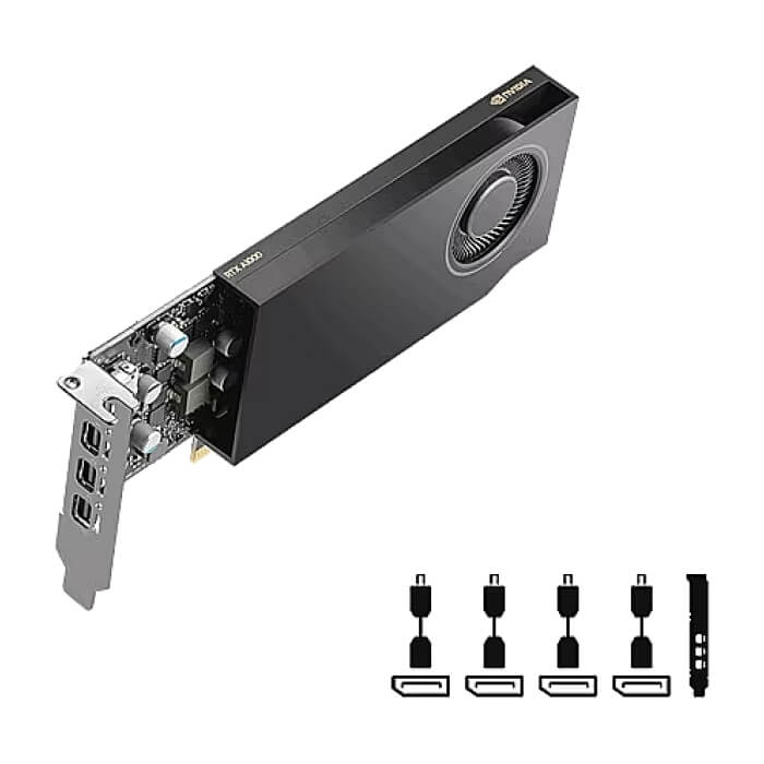 Dell Nvidia RTX A1000 8GB GDDR6 LP ID 96353 (тъмнейл - 3)