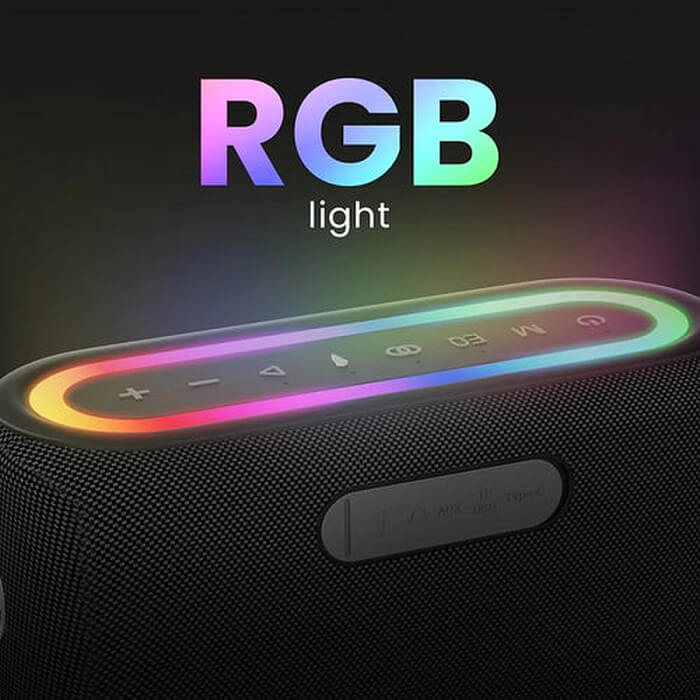 HiFuture Vocalist 300 Black, 150W Output, Karaoke Enable, Two Wireless Microphone, 18000mAh Battery (Support Power Bank), RGB Lighting, Pair to Play (TWS Mode), Bluetooth 5.3 ID 94756 (тъмнейл - 3)