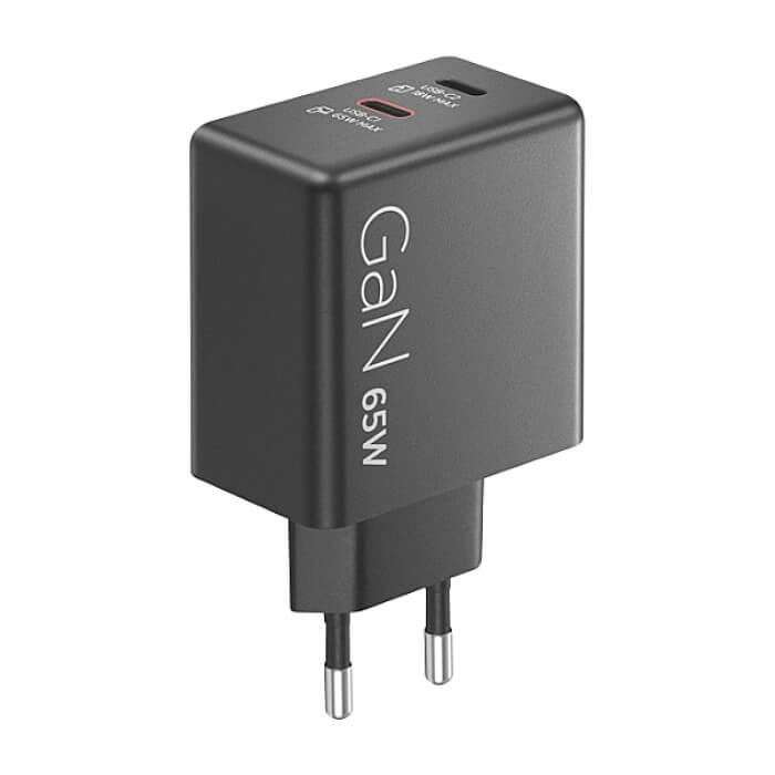 Lenovo Dual USB-C 65W GaN Charger (тъмнейл - 2)