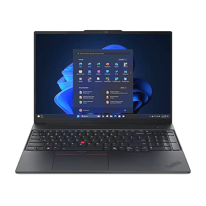 Lenovo ThinkPad E16 G3, Intel Core Ultra 5 225U, 12C (up to 4.8GHz, 12MB), 16GB DDR5-5600, 512GB SSD, 16" WUXGA (1920x1200) IPS AG, Intel Graphics, FHDp&IR Cam, Backlit KB, WLAN, BT, FPR, 4 cell, Win 11 Pro, 3Y Onsite на супер цена