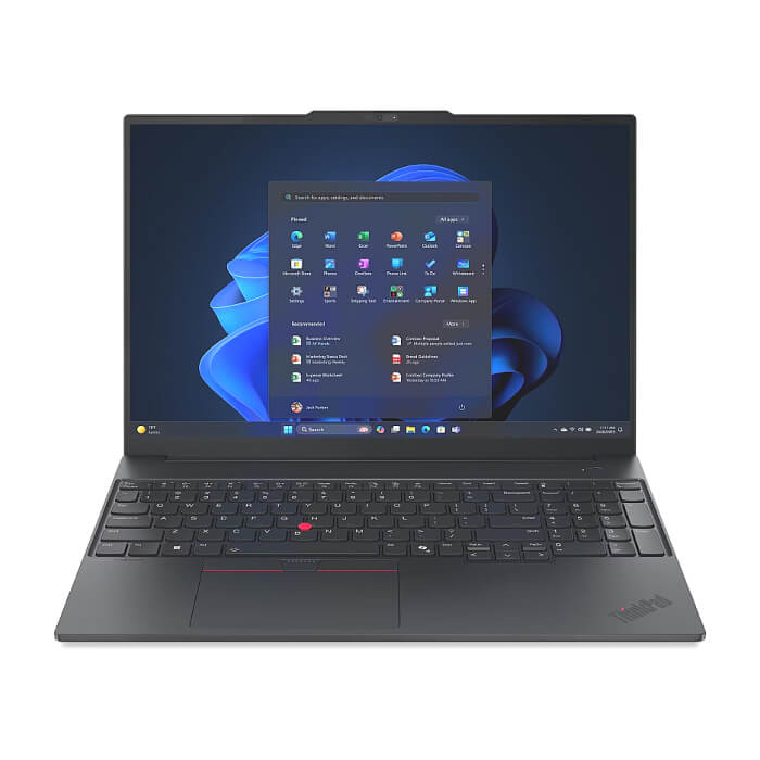 Lenovo ThinkPad E16 G3 Intel Core Ultra 7 255H, 16C (up to 5.1GHz, 24MB), 32GB DDR5-5600, 1TB SSD, 16" WUXGA (1920x1200) IPS AG, Intel Arc 140T GPU Graphics, 1080p&IR Cam ID 97100 на супер цена
