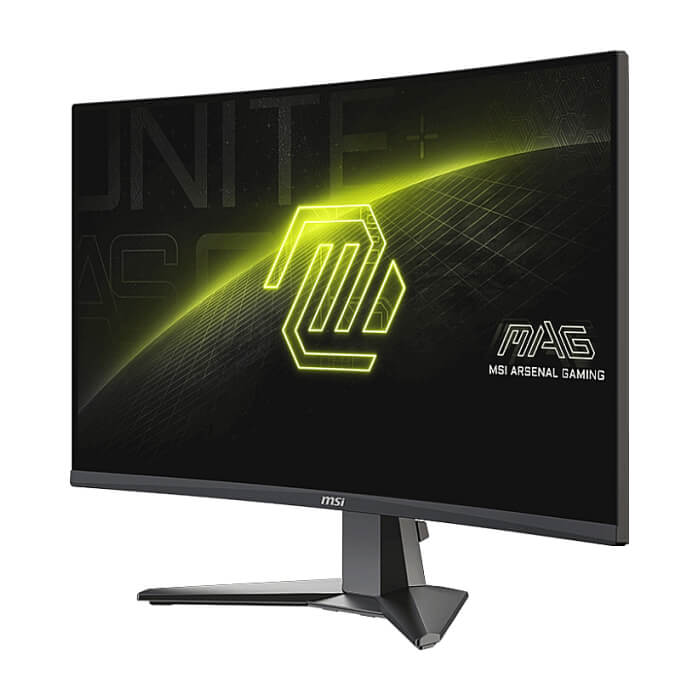 MSI MAG 27C6X, 27", VA, 240Hz, 250Hz(OC), 1ms, Curved, FHD 1920x1080, Adaptive-Sync, AI Vision, VRR, Console mode, CEC, Anti-Flicker, LBL, 250 nits, 3000:1, 100M:1, 1x Display Port (1.2a), 2x HDMI (2.0b), Headphone out, Tilt, FRAMELESS, VESA ID 79390 (тъмнейл - 3)