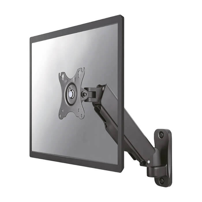Neomounts by NewStar wall mounted gas spring monitor arm (2 pivots VESA 100x100) ID 66854