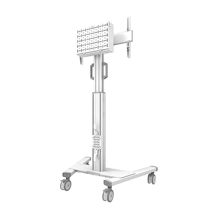 Neomounts Select Mobile Display Floor Stand (37-75") 10 cm. Wheels, White ID 66684 (тъмнейл - 3)