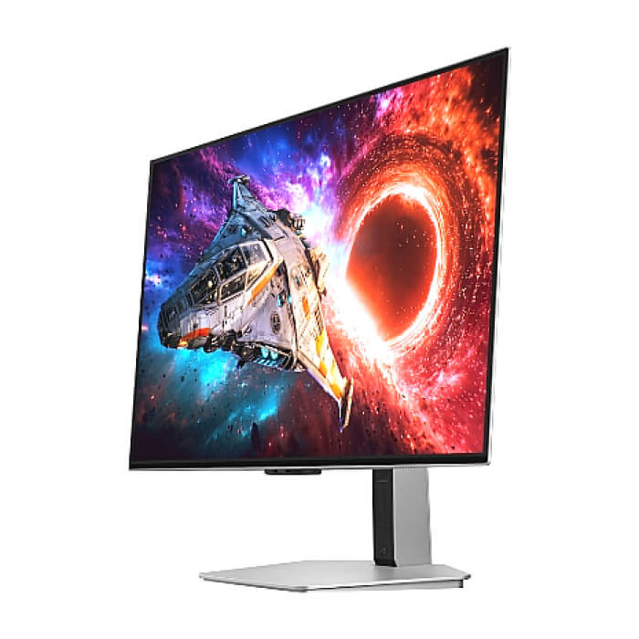 Samsung 32'' LS32HG800SU Odyssey OLED G8 4K 3840x2160 0.03ms 240Hz Glare Free DP 2.1 (UHBR20) & USB-C (98W) Silver ID 98854 (тъмнейл - 4)