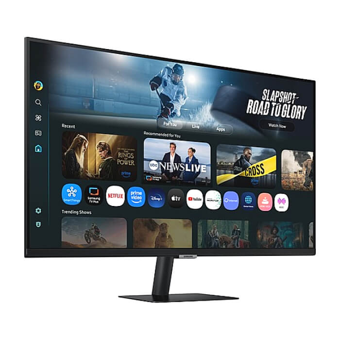 Samsung LS32FM700 32" VA LED, SMART 3840x2160 3xUSB 2.0, 2xHDMI 1.4, Wi-Fi 5, Bluetooth, Speakers, Black ID 91157 (тъмнейл - 4)