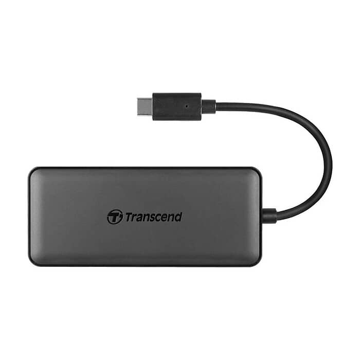 Transcend 3-Port Hub, 1-Port PD, SD/MicroSD Reader, USB 3.1 Gen 2, Type C (тъмнейл - 3)