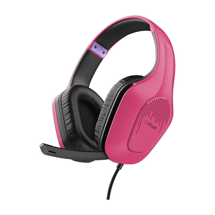 TRUST GXT415 Zirox Headset Pink ID 74563 (тъмнейл - 4)