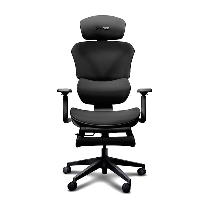 TRUST GXT725 Rivara Ergonomic Mesh Gaming Chair Black на супер цена