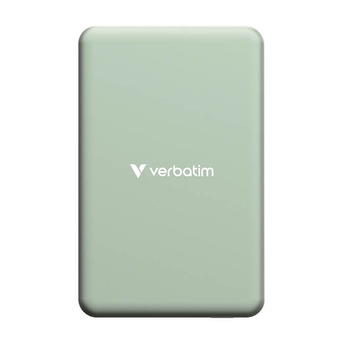 Verbatim Charge 'n' Go Essentials Power Bank Magnetic Wireless 10000mAh Green ID 85393 (тъмнейл - 4)