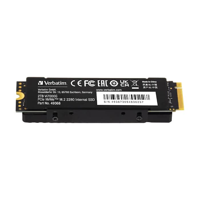 Verbatim Vi7000G Internal PCIe NVMe M.2 SSD 2TB ID 73186 (тъмнейл - 3)