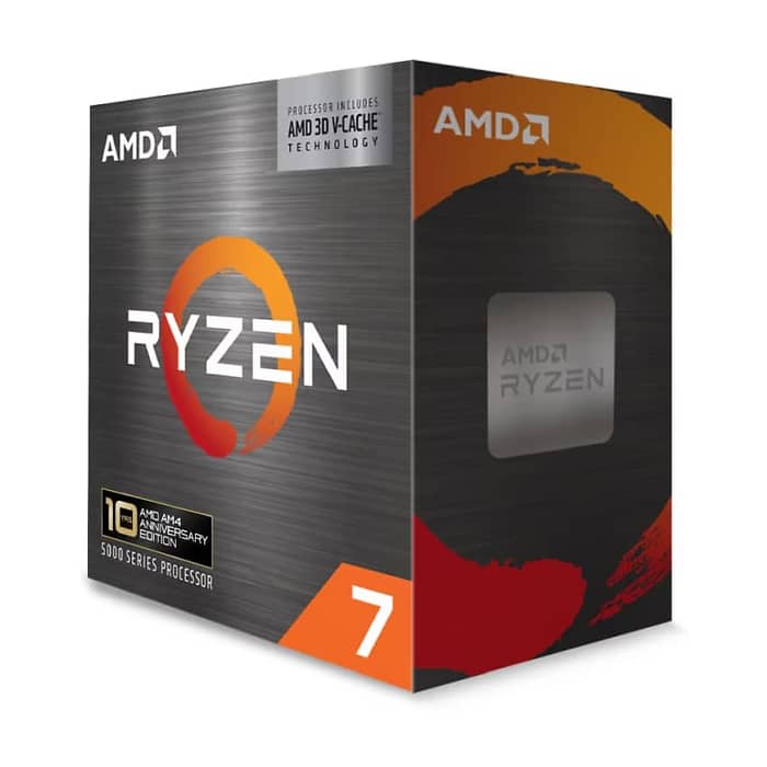 AMD Ryzen 7 5800X3D 8C/16T (3.4GHz / 4.5GHz Boost, 100MB, 105W, AM4) на супер цена
