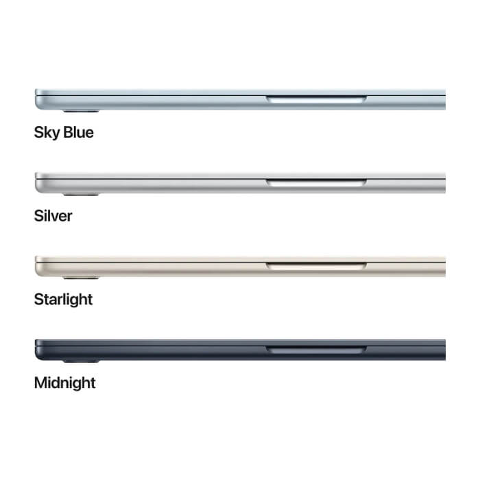 Apple MacBook Air 13.6: Apple M5 chip with 10-core CPU and 8-core GPU, 16GB, 512GB SSD - Midnight ID 96682 (тъмнейл - 3)