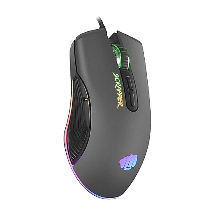 Fury Gaming Mouse Scrapper 6400DPI Optical With Software RGB Backlight (тъмнейл - 2)