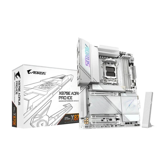 Gigabyte X870E Aorus Pro Ice ID 98799 (тъмнейл - 2)