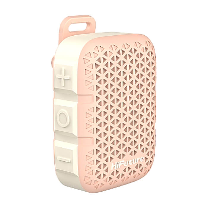 HiFuture Pocket S Pink, Bluetooth 5.4, IPX7 Waterproof, 5W Output, Pair to Play (TWS Mode), Up to 8 Hours Playtime, Support Clip for Wear, Support Magnetic ID 94779 (тъмнейл - 4)
