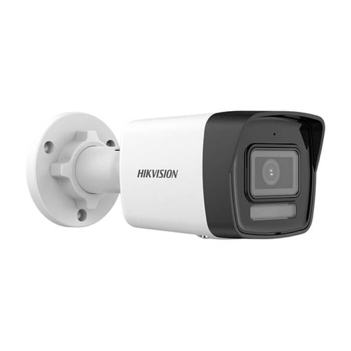 HikVision 4 MP Smart Hybrid Light Fixed Bullet Network Camera, 4 mm, F1.6, IR, White Light up to 30m, H.265+, IP67, built-in microphone, 12Vdc/PoE 6.5W ID 82260 (тъмнейл - 2)