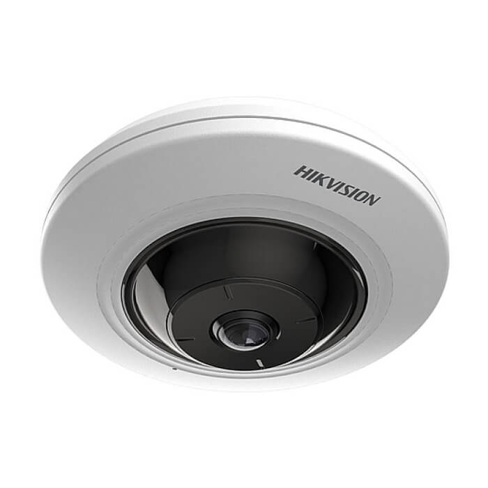 HikVision 5MP Fixed Fisheye Network Camera, 1.05 mm, F2.25, 180° fisheye view, IR up to 8 m, H.265+, 120 dB WDR, built-in microphone, built-in memory card slot (up to 256 GB), 12Vdc/PoE 7.5W ID 85373 (тъмнейл - 3)